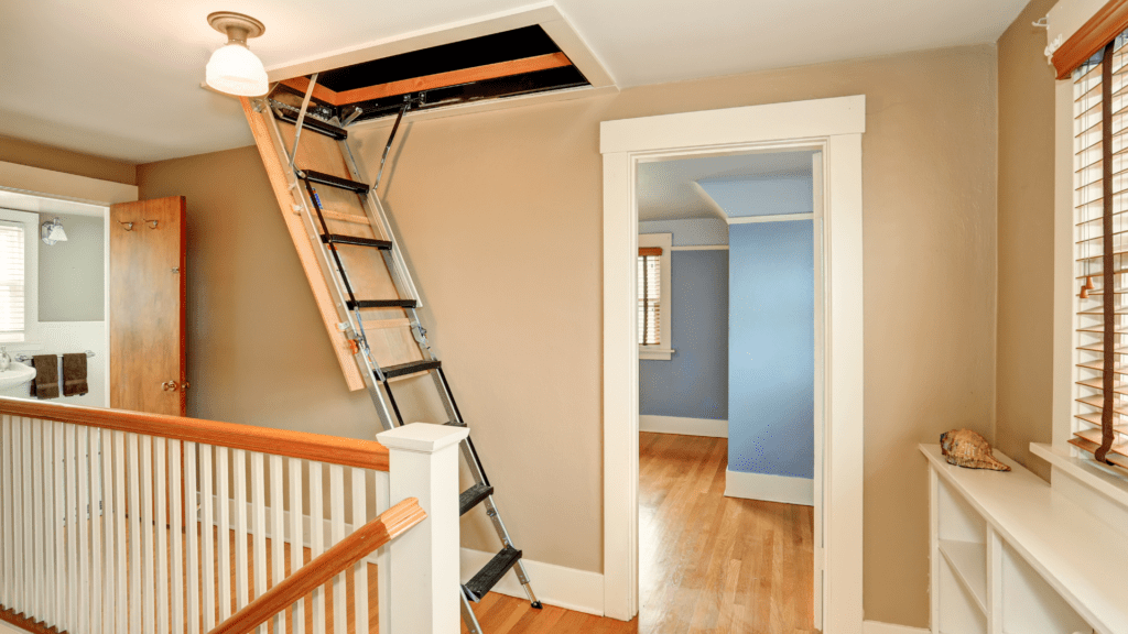 Check attic for a self-roof inspection